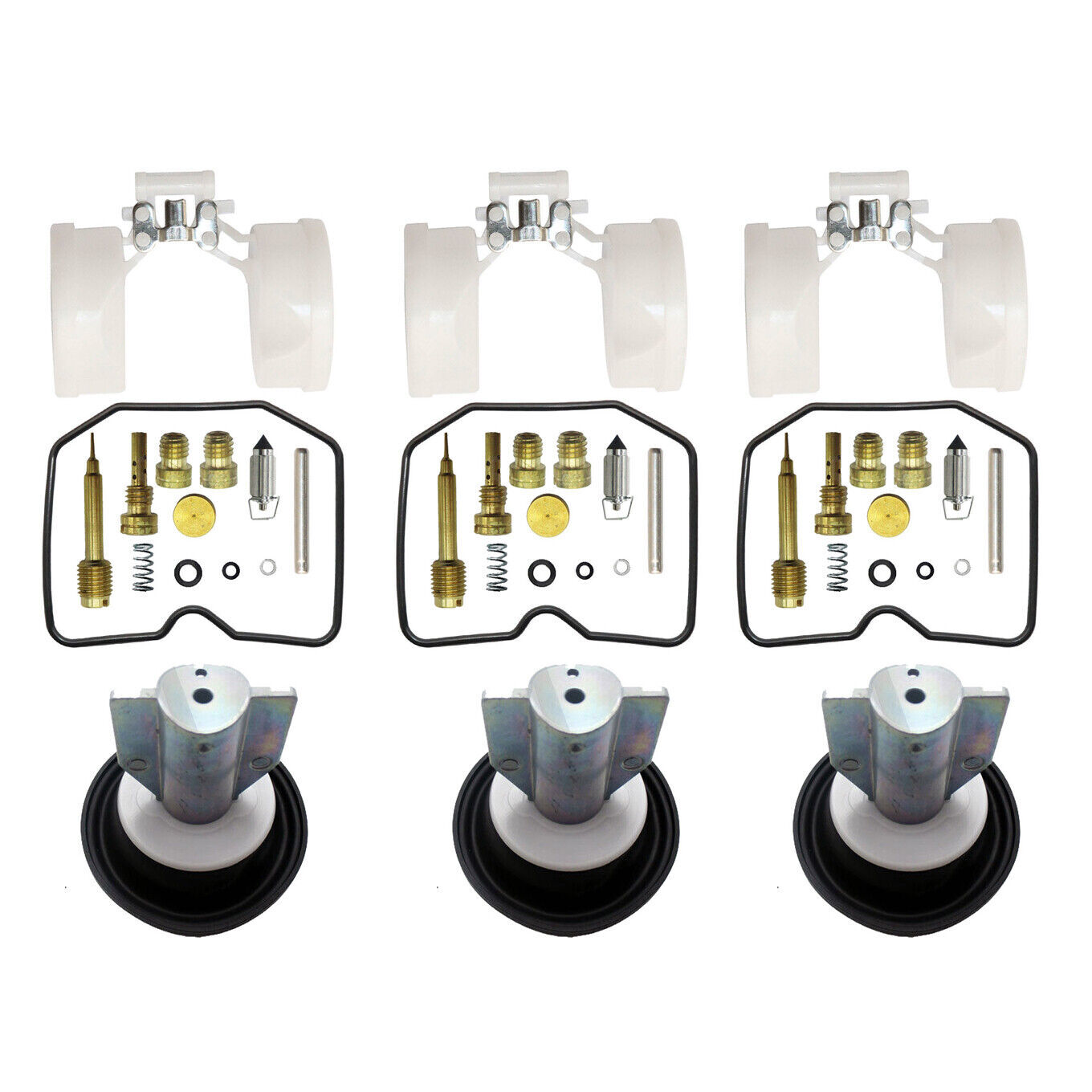 3Pcs Carburetor Repair Kit For 1999-2001 Triumph Legend TT Carb Rebuild