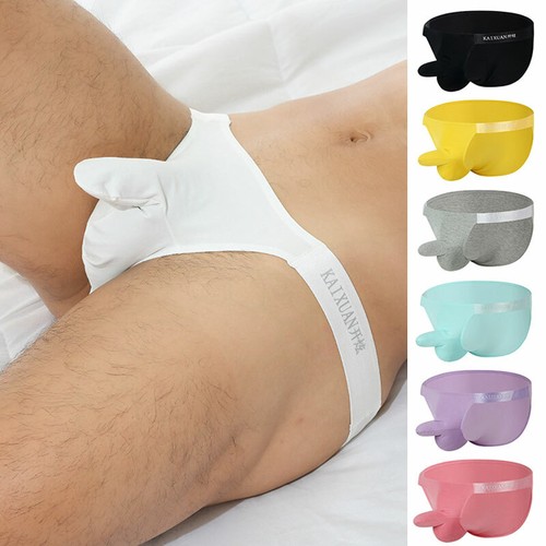 Slip String Pour Hommes – Bleu Clair – Taille G – Neuf Avec étiquettes – Matière Ice Silk