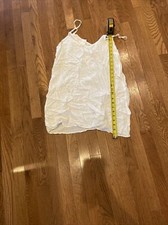 Women White Strapless Dress Shirt Size Small MSRP: 59.97 B8