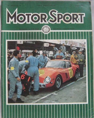 Motorsport Magazin Oktober 1963 mit Vauxhall, Jaguar, Ford