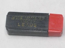as-is vintage EVERSHARP RED TOP LEADS Lead container w/ leads *PLEASE NOTE:
