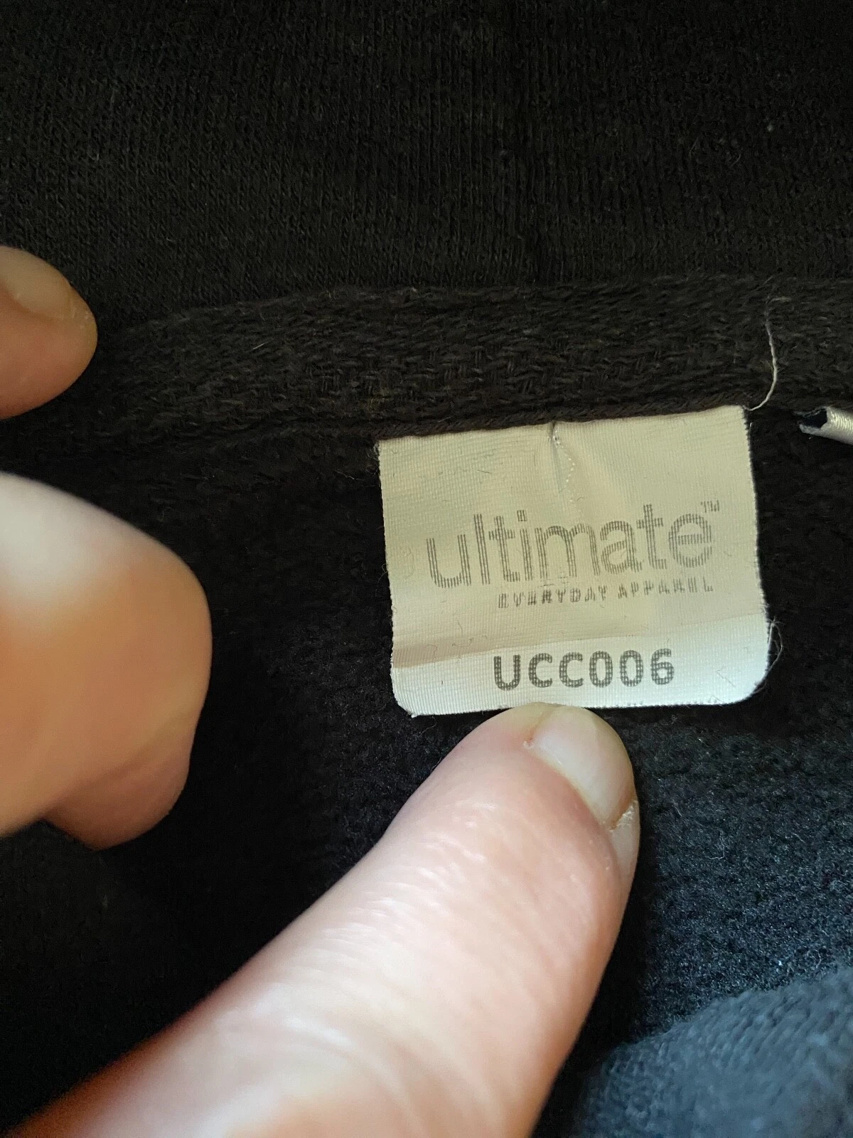 VETEMENTS Felpa con cappuccio Ultimate Everyday Apparel da uomo The Lions stampa den colore nero TAGLIA M