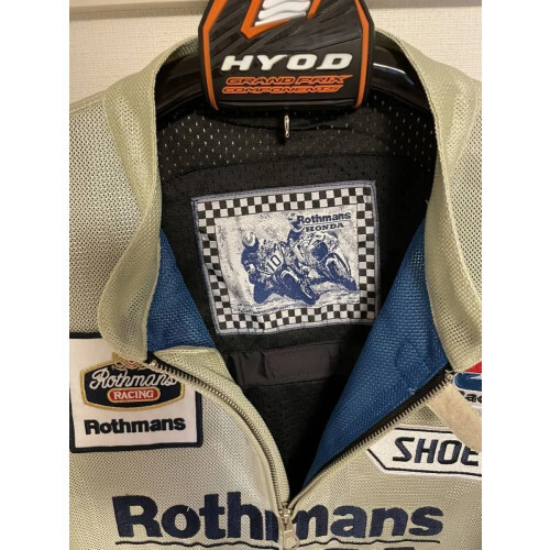 Rothmans RACING HRC MotoGP NSR Mesh Motorcycle Jacket Size M Rothmans RACING HRC MotoGP NSR Mesh Motorcycle Jacket Size M