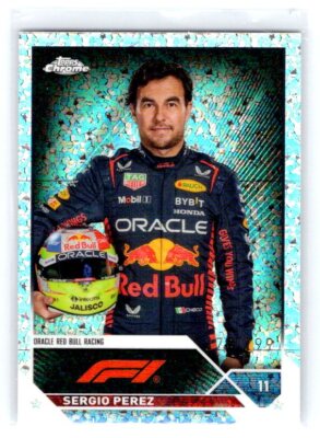 2023 TOPPS Chrome Formula 1 9 Sergio Perez (Oracle Red Bull) 299