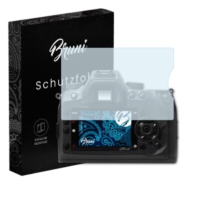 Bruni 2x Folie für Sigma SD1 Merrill Schutzfolie Displayschutzfolie