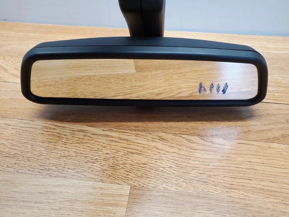 ✅ 1988-2005 OEM BMW E34 E36 E39 525 540 M5 Interior Rear View Mirror Black - Image 2 of 4