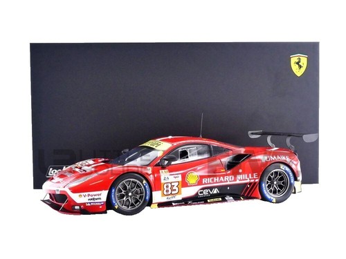 Ferrari 296 GT3 n°52 2ème 24h Spa 2024 1/43 Looksmart LSRC189