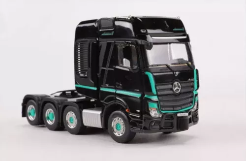 1/50 Mercedes-Benz Actros SLT GigaSpace 8x4 Black Diecast model Toy NIB - Picture 2 of 8