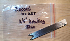 Vintage Record No 405 Multi Plane 3/8" Beading Iron Old Woodworking Hand Tools