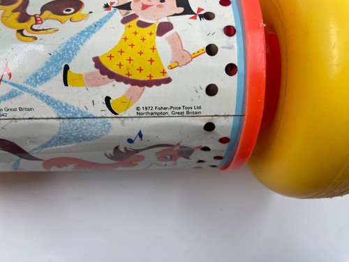 Fisher Price Melody Push Chime Schiebespielzeug Glocken Musik 1972 vintage - Bild 3 von 13