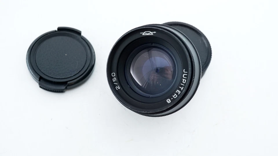 Vintage Portrait Black Jupiter 8 2/50mm M39 FED Zorki Leica RF Lens L39 - Image 2 of 4