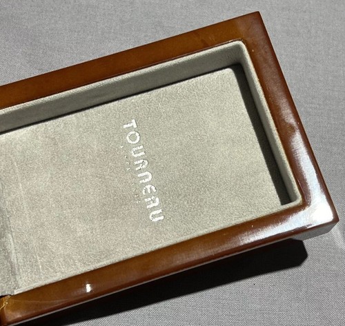 Authentic Vintage Tourneau Wrist Watch Luxury Wooden Box ONLY - Picture 11 of 12