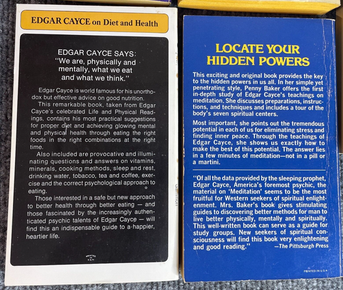 Lot of 5 Edgar Cayce Paperback Books Atlantis Meditation Diet and Health Prophet - Picture 4 of 21