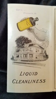 1911 Advertising Leaflet Sulpho-Napthol Co Boston Liquid Cleanliness Antiseptic