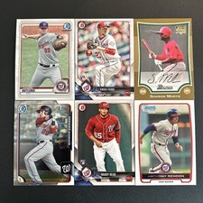 Washington Nationals Rookie RC Lot (6) - Bowman Baseball (L196)