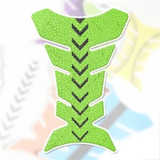 MC Motoparts Green Arrow Fish Bone Gas Tank Pad Cover Protector Removable