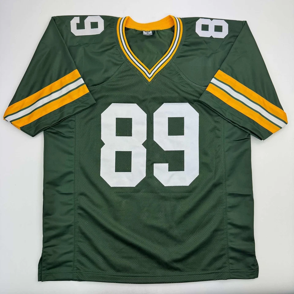 Autographed/Signed James Jones Green Bay Green Football Jersey JSA COA - Image 4 of 4