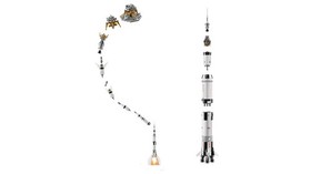 Lego Ideas Nasa Apollo Saturn V 21309 Building Kit_
