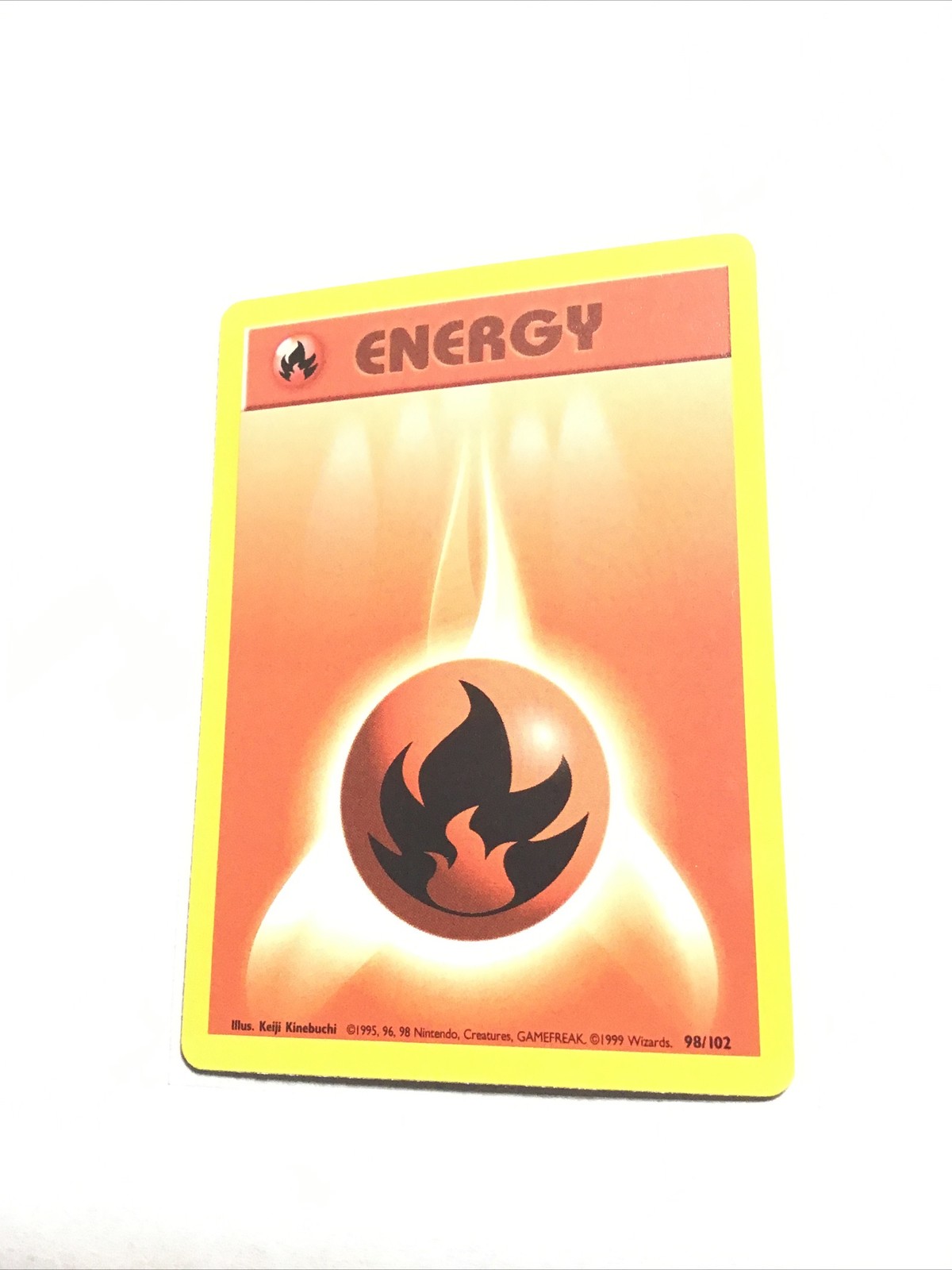 FIRE ENERGY - 98/102 - Base Set - Pokemon Card - NM