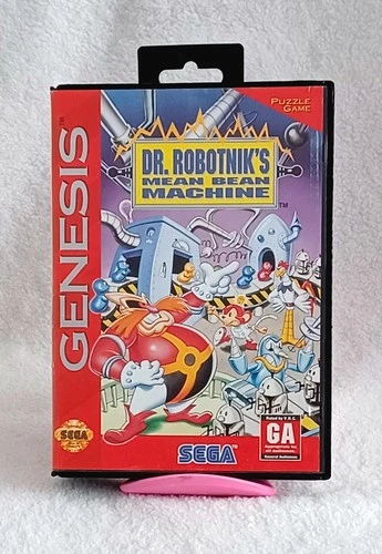 Dr. Robotnik's Mean Bean Machine (Sega Genesis, 1993) CIB Tested/Works