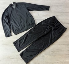 Adidas Tiro Tracksuit Set Triple Black Jacket Pants Mens Medium / Large Soccer
