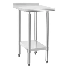 HARDURA Stainless Steel Commercial Work Table Prep Work Metal Table 24×18 Inc...