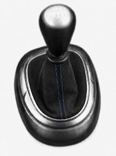 Schaltmanschette Schaltsack für Nissan Juke F15 2010-2019 PU Suede Naht Blau