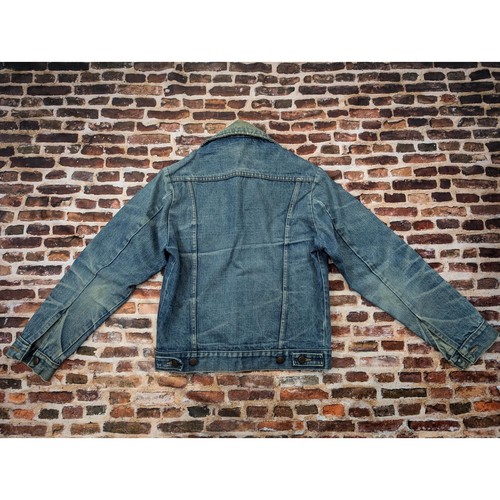 Vintage Sears Western Wear Denim Jacket Size Small Chest 40" Distressed Faded - Picture 2 of 10