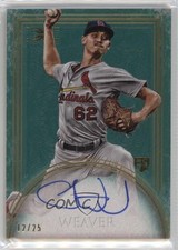 2017 Topps Definitive Collection Rookie Green 12/25 Luke Weaver Auto 5w7