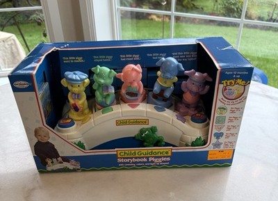 New In Box NRFB Child Guidance STORYBOOK PIGGIES Toy Counting Colors Shapes 1999