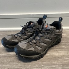 Merrell MOAB Beluga US Mens Size 12 Waterproof Soft Toe Hiking Boots Black Gray