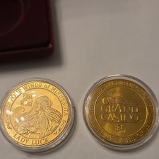 Grand Casino Mille Lacs Hinckley Minnesota $5 Collectible Tokens Set