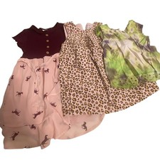 Girls Dress 5-6 Toddler Gymboree Wonder Nation Animal Print Spring Summer Lot3