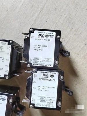 ICP30-N-11-108E-20 Circuit Protector 20A 250V TESTED USED