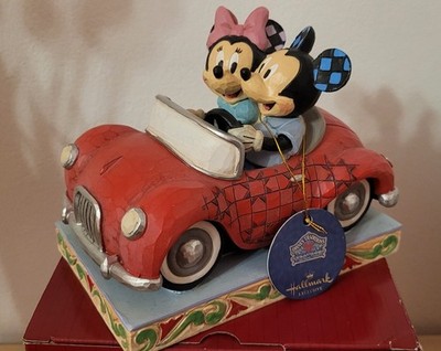 Disney Enesco Jim Shore Mickey & Minnie im Auto 6010110 in OVP