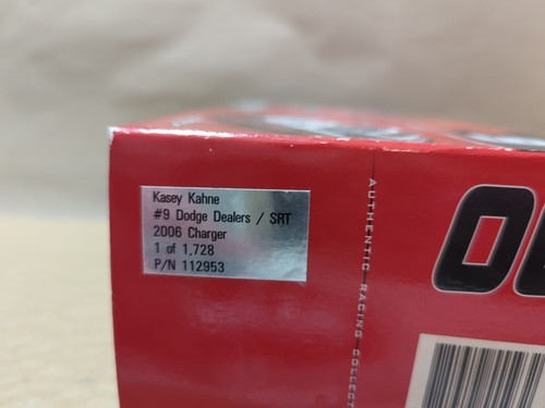 Rare MIB 2006 Kasey Kahne #9 Dodge Dealers SRT 1/24 Diecast ( 1 Of 1,728 ) - Picture 9 of 22