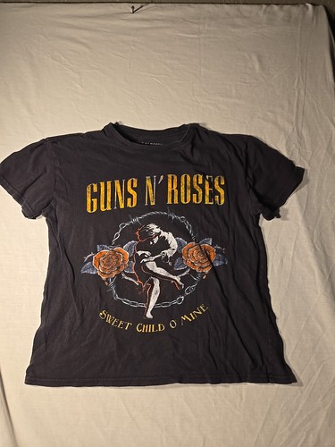 Guns N Roses Women's Short Sleeve T-Shirt Sweet Child O Mine Black Size M