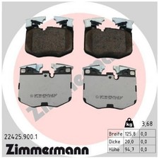 Satz Bremsbeläge Bremsklötze vorne für BMW 5 er G30 G31 6 Gran G32 id93148