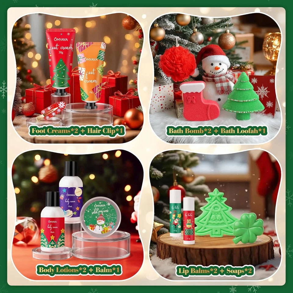 Skincare Advent Calendar 2025 Adult Women - 24 Days of Bath & Body Christmas Cou - Image 3 of 4