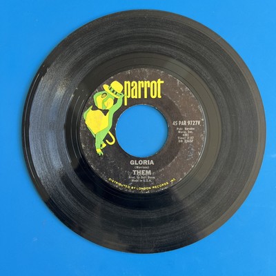THEM: gloria / baby please don't go PARROT 7'' Single 45 RPM