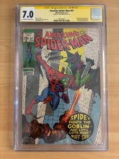 AMAZING SPIDER-MAN #97 CGC SS 7.0 OW/W - JOHN ROMITA signed - "DRUG STORY" ISSUE