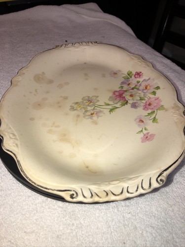 Vintage 1950 Homer Laughlin Virginia Rose Platte A 50 N 8 - wie besehen, seltener Fund! - Bild 7 von 17