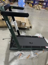 GOPLUS 2 IN 1 UNDER DESK TREADMILL, 2.5HP SUPERFIT FOLDING TREADMILLS - GREEN