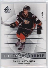 2013-14 SP Game Used Edition Authentic Rookies /45 Sami Vatanen #129 0f7x
