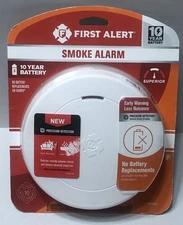First Alert Alarm Smoke DC10 SM210 10 Year Battery  Brand New Sealed