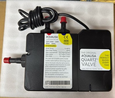 AQUALISA DIGITAL STANDARD PROZESSOR - 434000 High Pressure H/P COMBI SYSTEM A1
