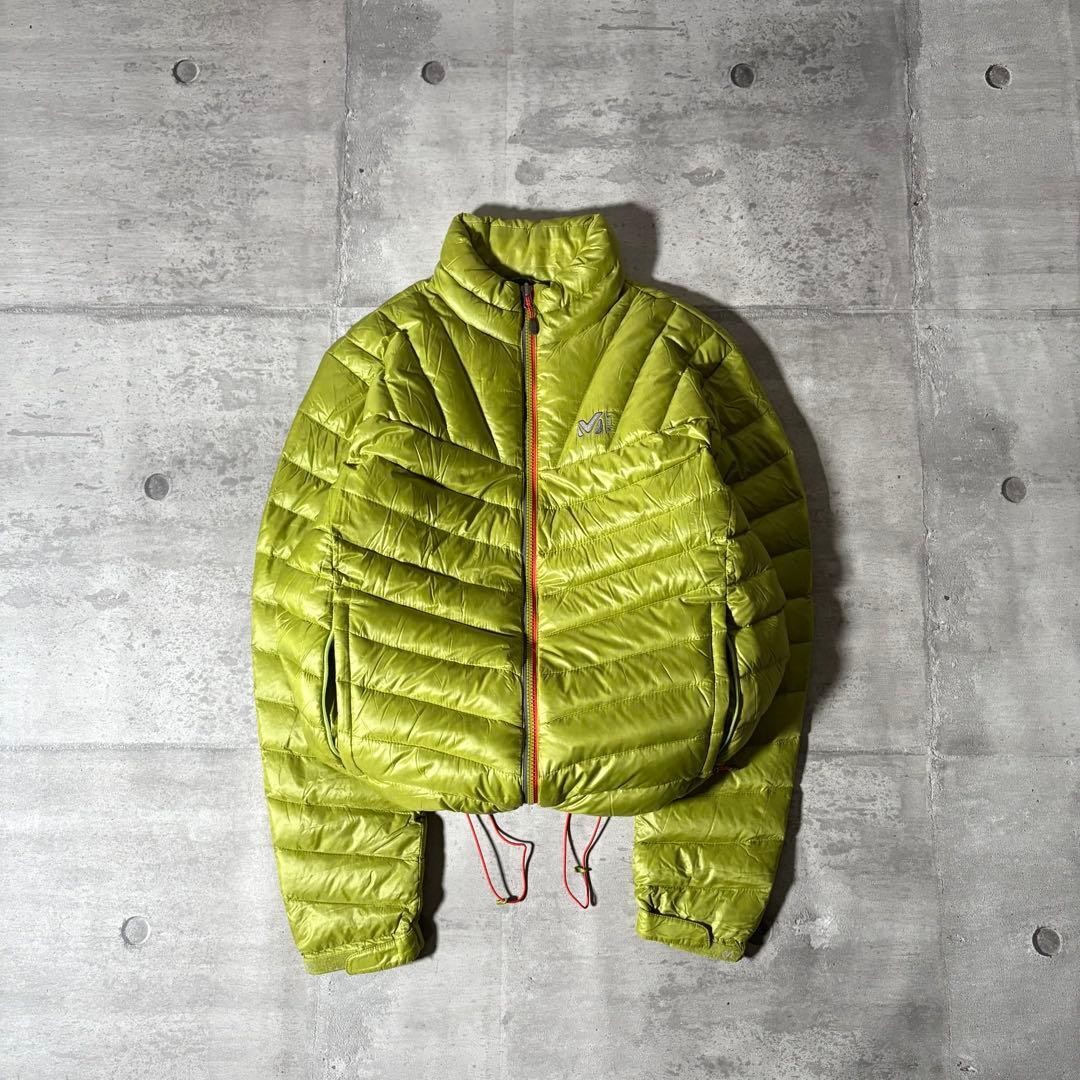 MILLET down jacket with drawcord fluorescent lime… - image 2