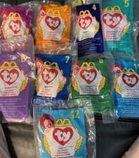 1993 TY McDonald's TEENIE BEANIE BABIES Lot of 9 - Sealed NIP Tush Tags: 1993