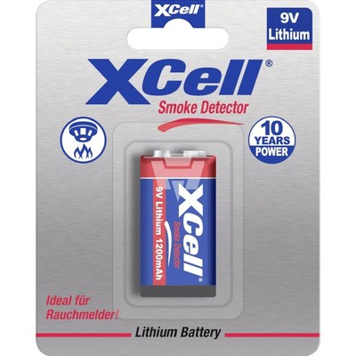 XCell CR9V/P 9 V Block-Batterie Lithium 1200 mAh 9 V 1 St.