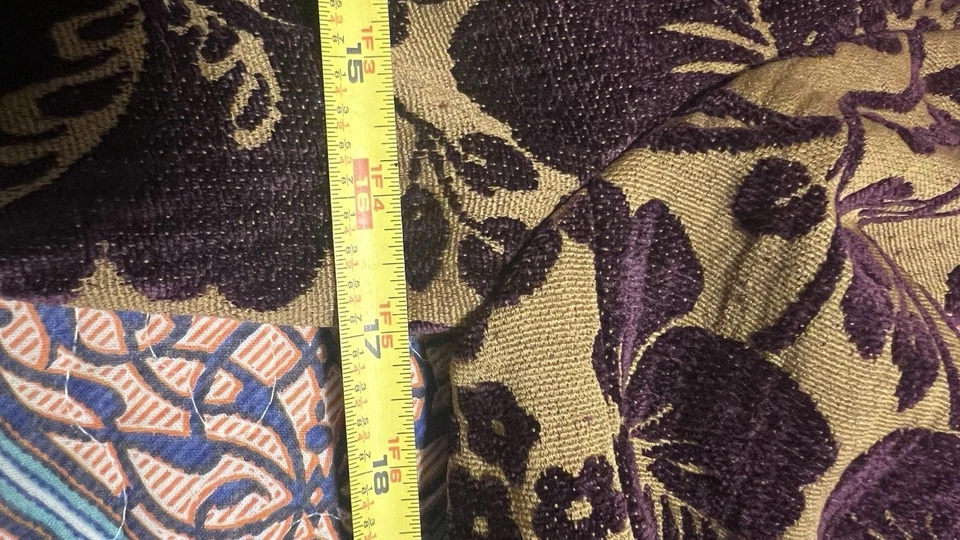 Abrigo Floral Elevenses Vintage Dorado y Púrpura Talla 0 Foto 4 de 4